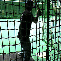 歌舞伎町のバッティングセンター